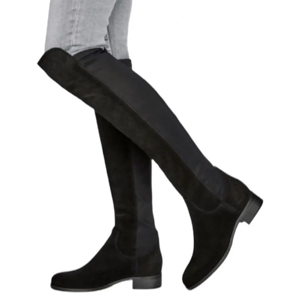 La Canadienne Waterproof Suede Over the Knee‎ Boot